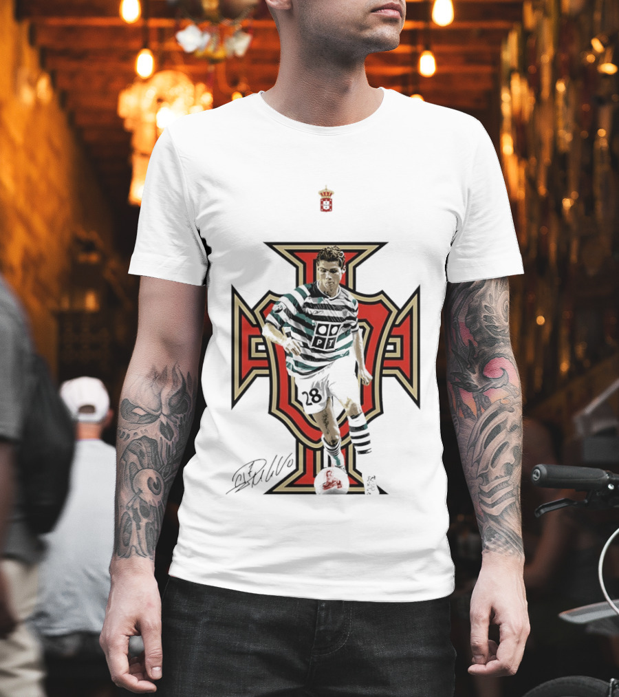 Cristiano Ronaldo Sporting CP Iconic Portugal T-Shirt