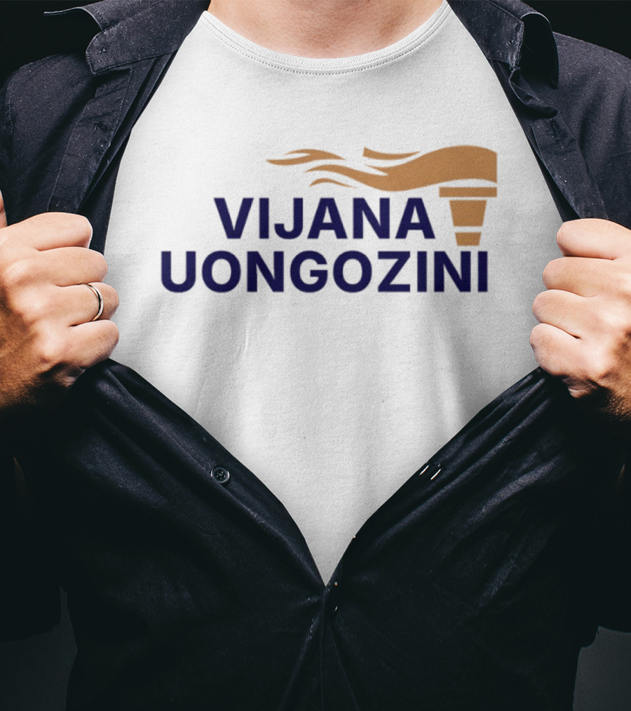 Vijana Uongozini Torch Symbol Edwin Sifuna Parliament Building T-Shirt