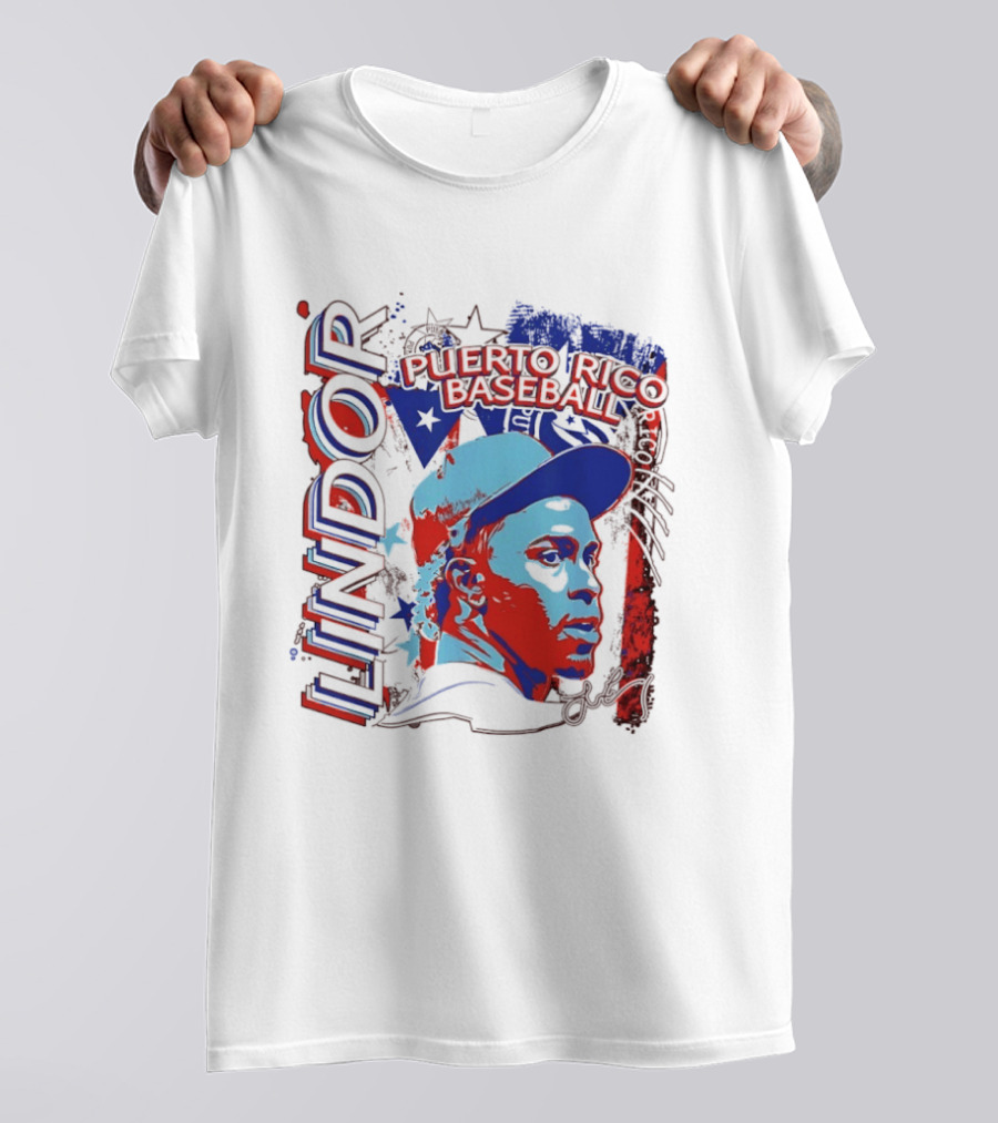 Francisco Lindor Puerto Rico Baseball MLB Player T-Shirt