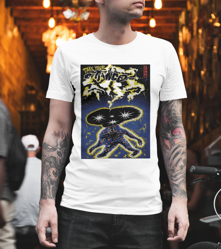 Take Your Chance SLW Electric Cosmic Figure Explosion T-Shirt