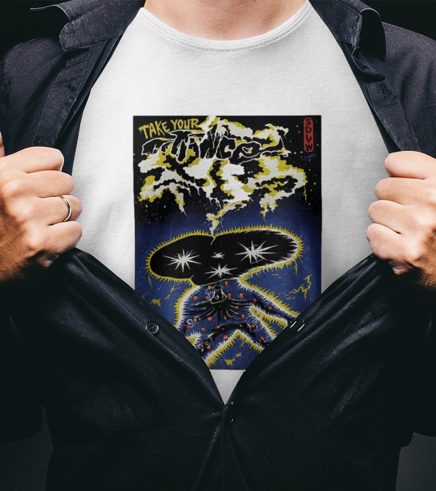 Take Your Chance SLW Electric Cosmic Figure Explosion T-Shirt