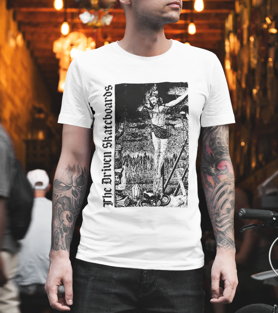 The Driven Skateboards Skeleton Rider T-Shirt