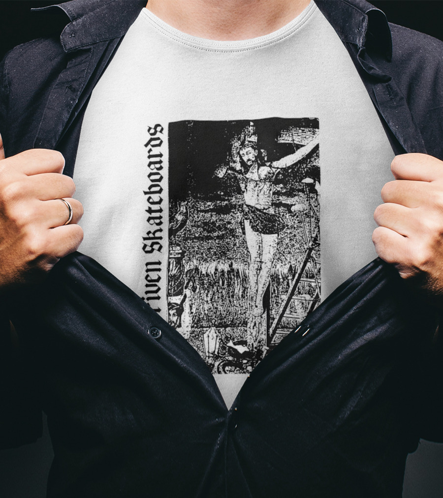 The Driven Skateboards Skeleton Rider T-Shirt