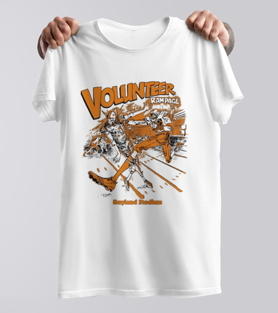 Volunteer Rampage Neyland Stadium Tennessee Volunteers T-Shirt