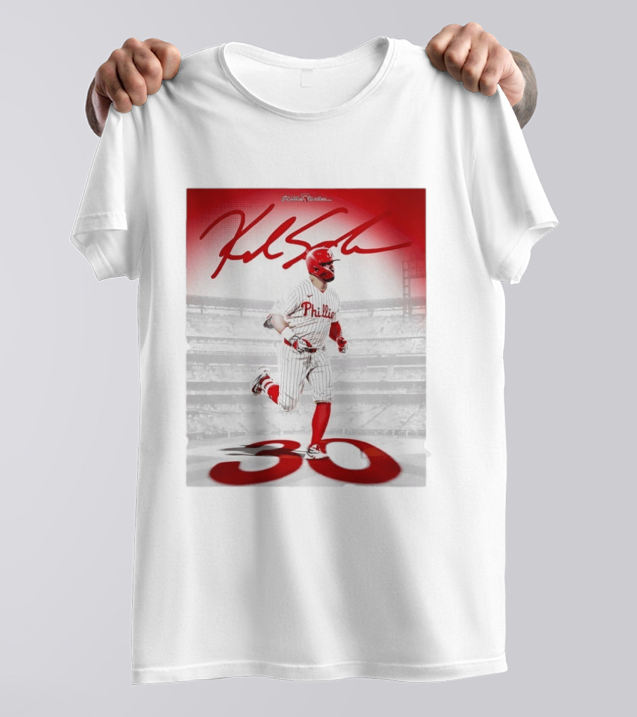 Philadelphia Phillies Kyle Schwarber 30 Home Runs Phillies Stadium T-Shirt