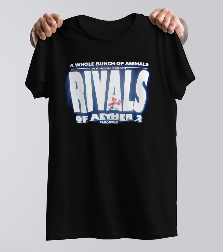 A Whole Bunch Of Animals Rivals Of Aether 2 An Aether Studios Video Game Floorhug T-Shirt
