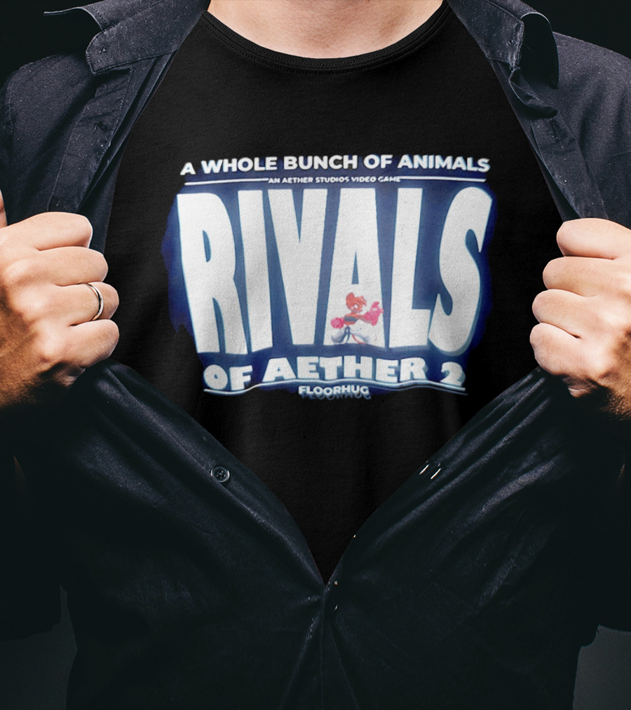 A Whole Bunch Of Animals Rivals Of Aether 2 An Aether Studios Video Game Floorhug T-Shirt