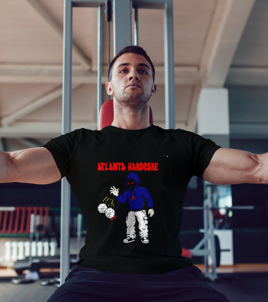 Atlanta Hardcore Braves Dice Throw Streetwear T-Shirt