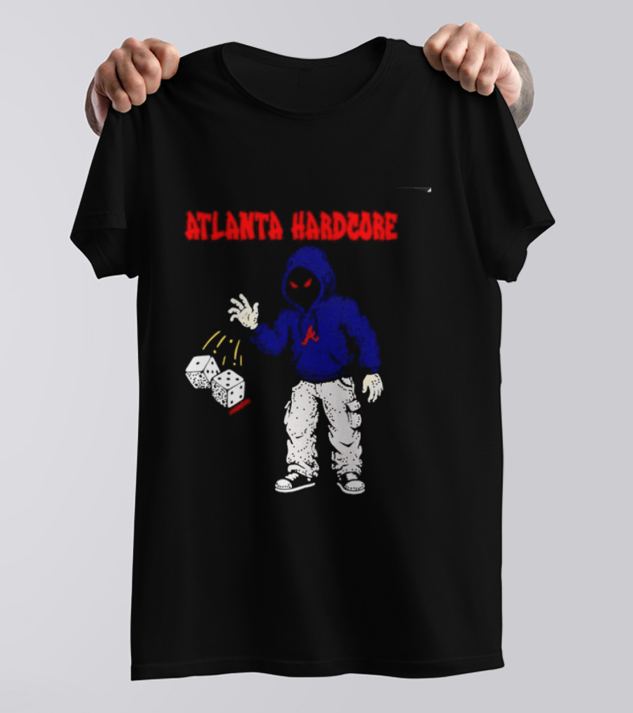 Atlanta Hardcore Braves Dice Throw Streetwear T-Shirt