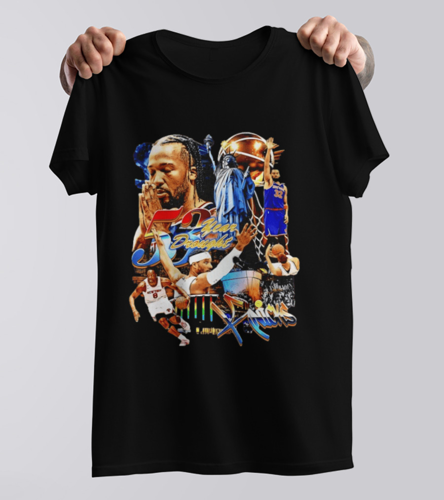 Jalen Brunson Josh Hart 53 Year Drought New York Knicks Basketball Legends T-Shirt