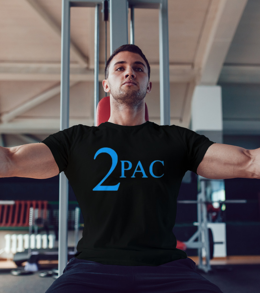 Janet Jackson 2Pac Blue T-Shirt