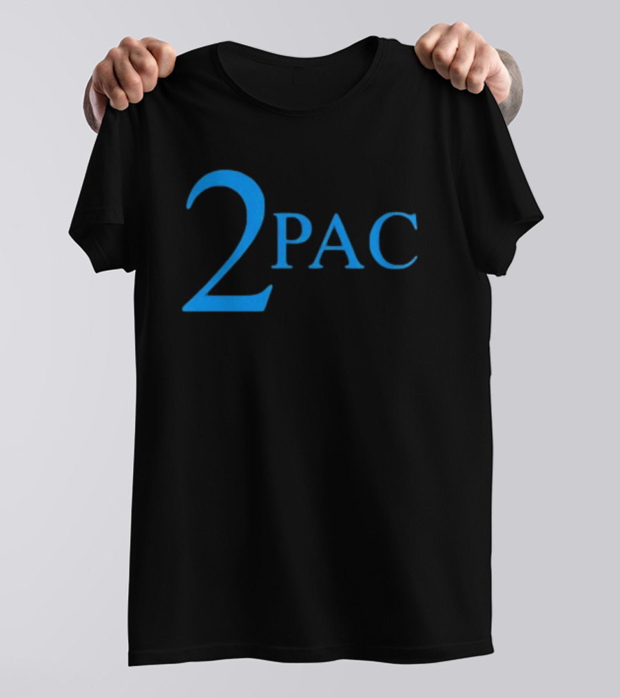 Janet Jackson 2Pac Blue T-Shirt