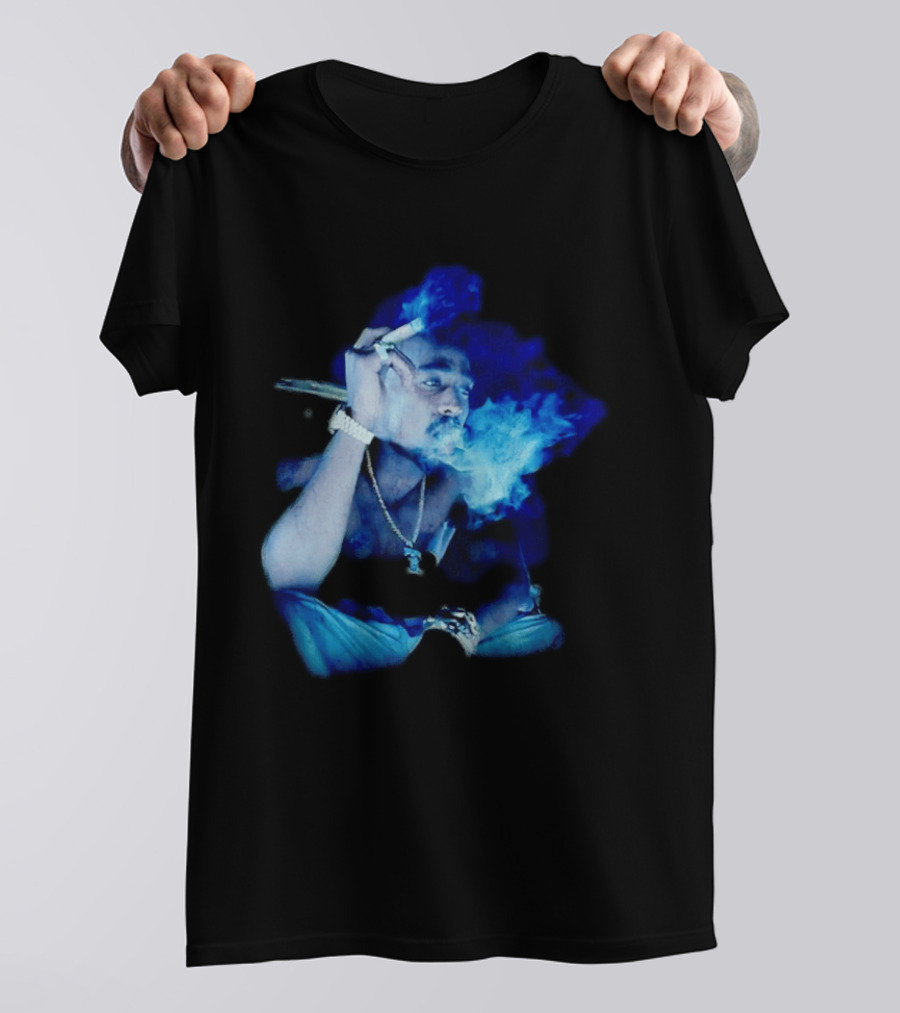 Janet Jackson Thug Life Smoking 2Pac T-Shirt