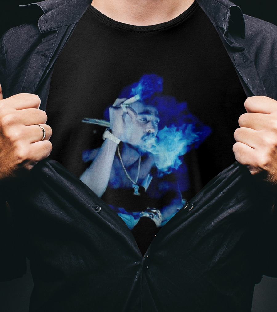 Janet Jackson Thug Life Smoking 2Pac T-Shirt
