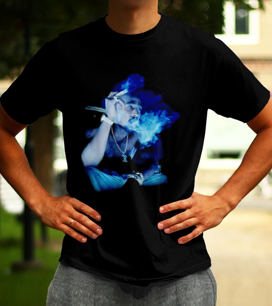 Janet Jackson Thug Life Smoking 2Pac T-Shirt