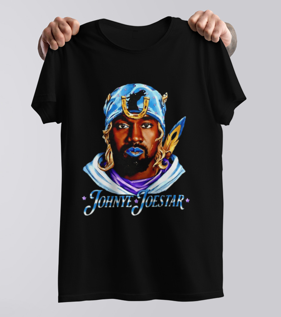 Kanye West Johnye Joestar JoJo's Bizarre Adventure Mashup T-Shirt
