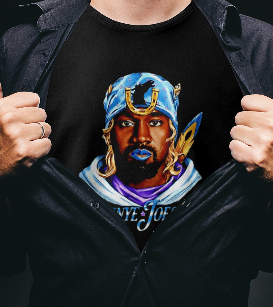 Kanye West Johnye Joestar JoJo's Bizarre Adventure Mashup T-Shirt