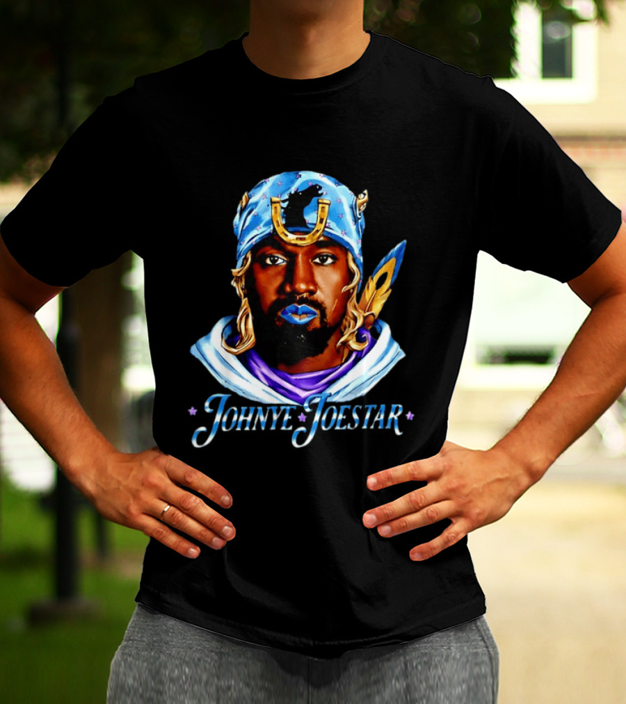 Kanye West Johnye Joestar JoJo's Bizarre Adventure Mashup T-Shirt