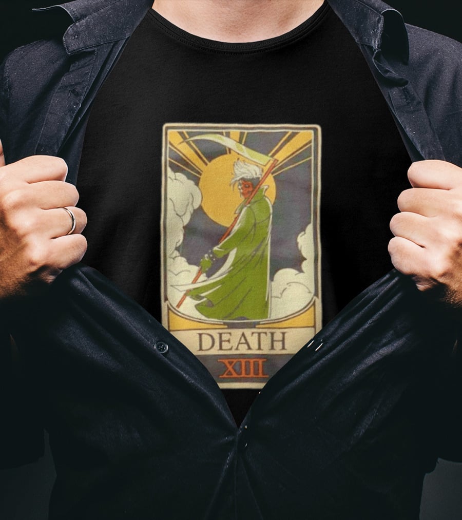 Marvel X Men '97 Gambit Tarot Card Death XIII T-Shirt