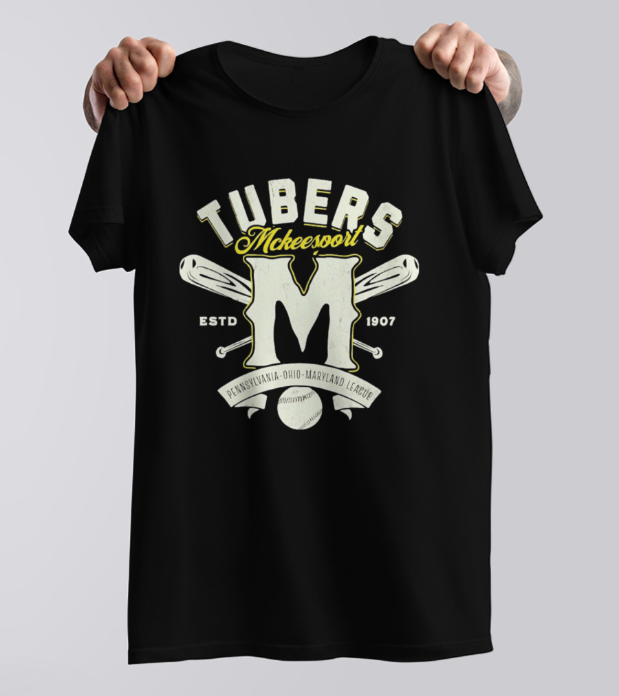 McKeesport Tubers Baseball Est 1907 Pennsylvania Ohio Maryland League T-Shirt