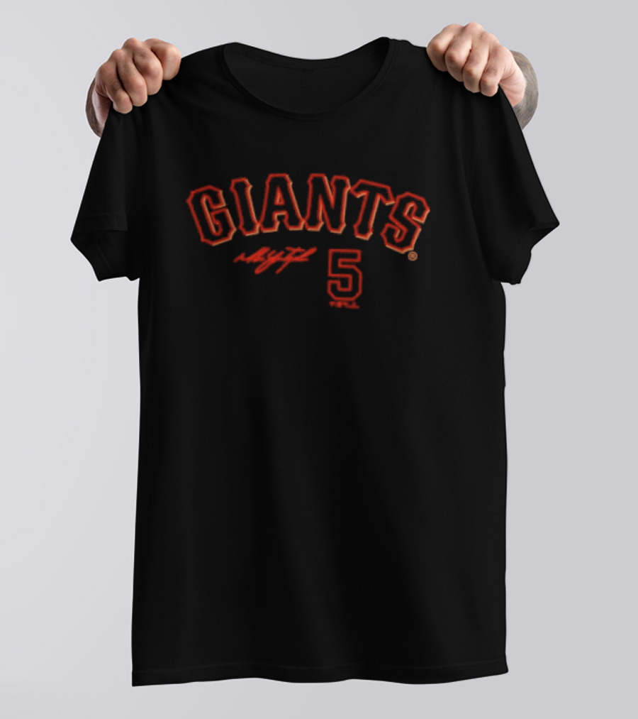 Giants Yastrzemski 5 San Francisco Player Name And Number T-Shirt
