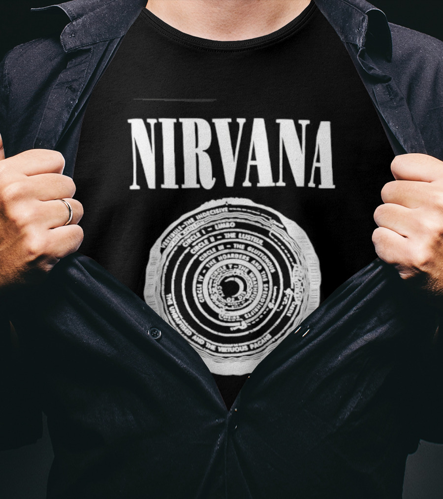Nirvana Dante's Inferno Circles Of Hell T-Shirt