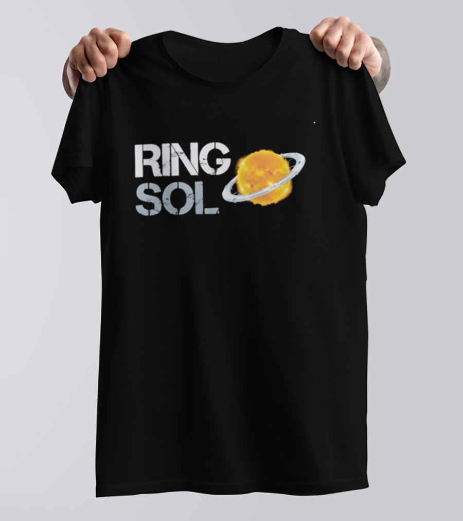 Ring Sol Space Astronomy Science Fiction Solar System Planetary Rings T-Shirt
