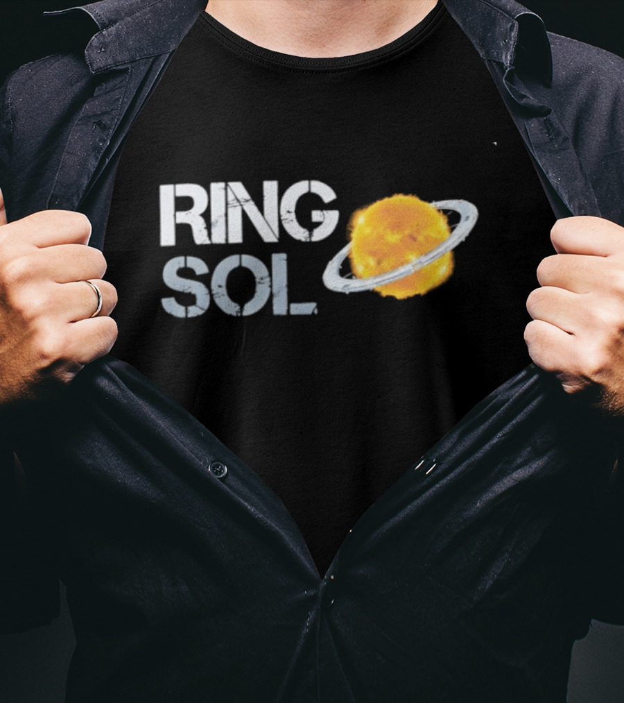 Ring Sol Space Astronomy Science Fiction Solar System Planetary Rings T-Shirt