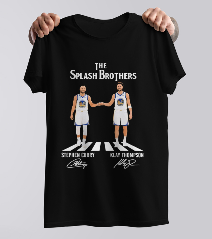 The Golden State Warriors The Splash Brothers Abbey Road T-Shirt