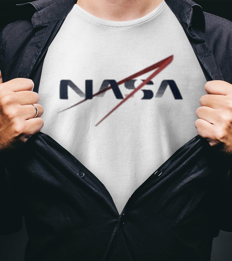 2046 NASA Redesign Ringer T-Shirt