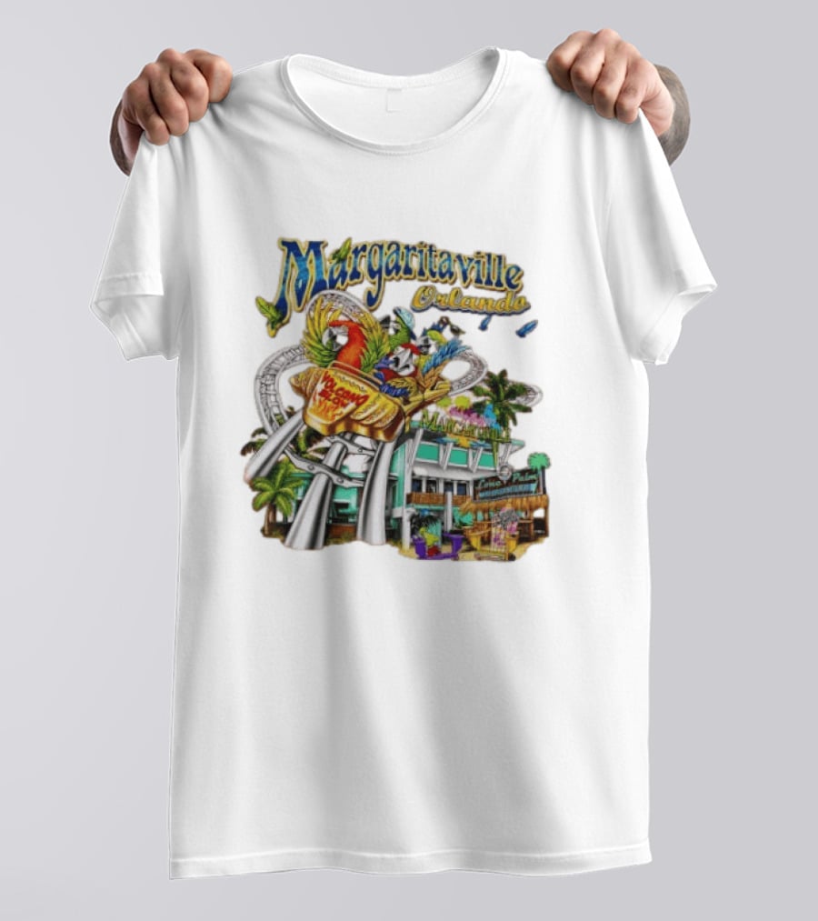 Margaritaville Orlando Volcano Blow It's 5 O' Somewhere T-Shirt