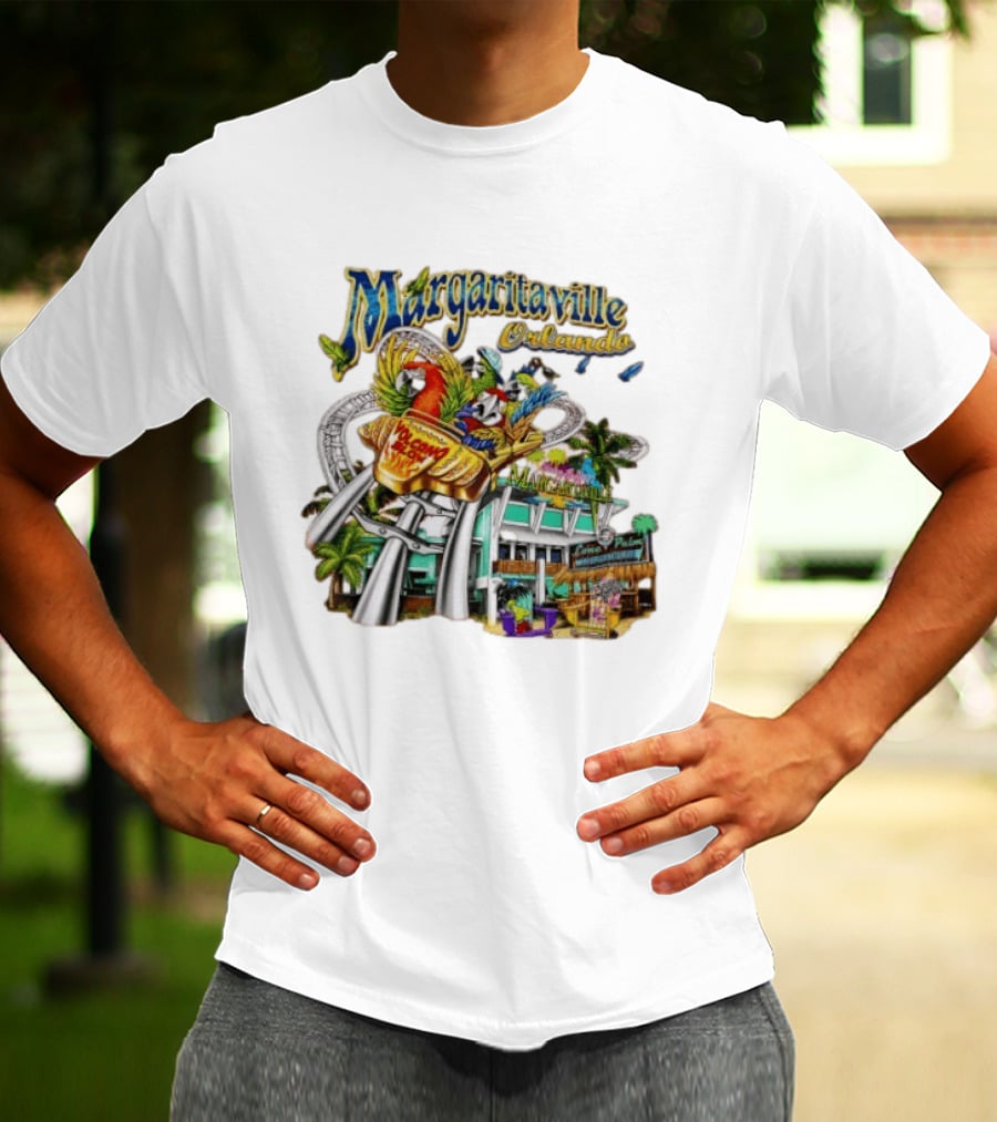 Margaritaville Orlando Volcano Blow It's 5 O' Somewhere T-Shirt
