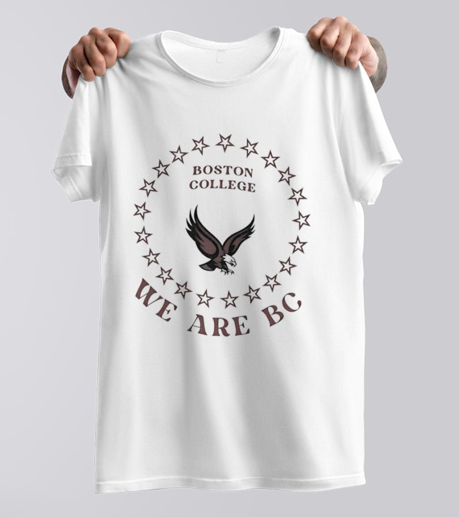 Boston College Eagles We Are BC Stars Circle T-Shirt