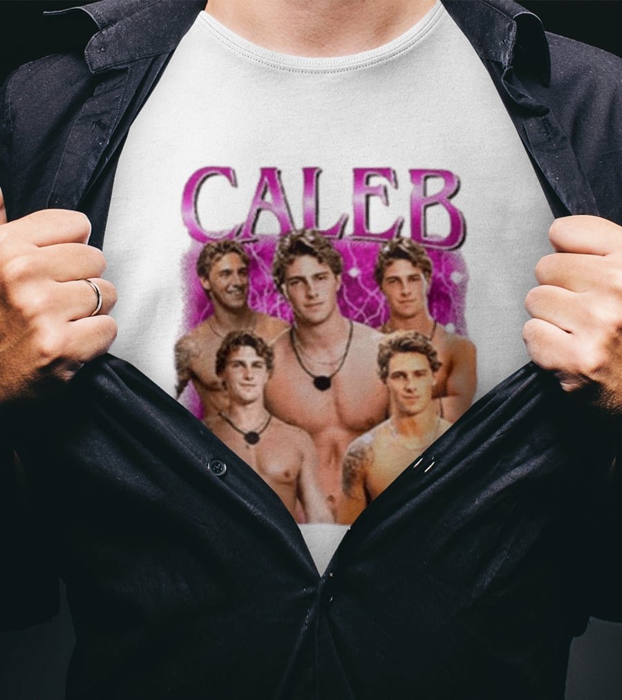 Caleb Love Island USA Reality TV Collage T-Shirt