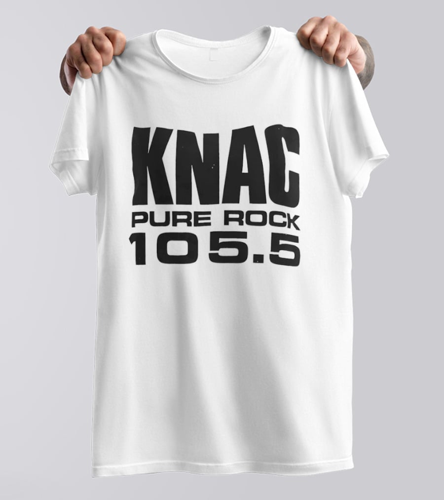 KNAC Pure Rock 105.5 Radio Station Classic Rock Fans T-Shirt