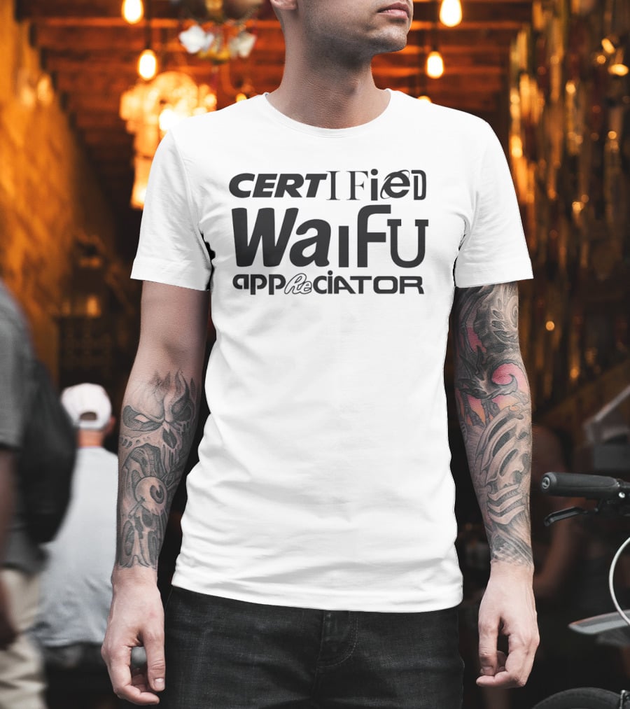 Certified Waifu Appreciator Internet Explorer T-Shirt