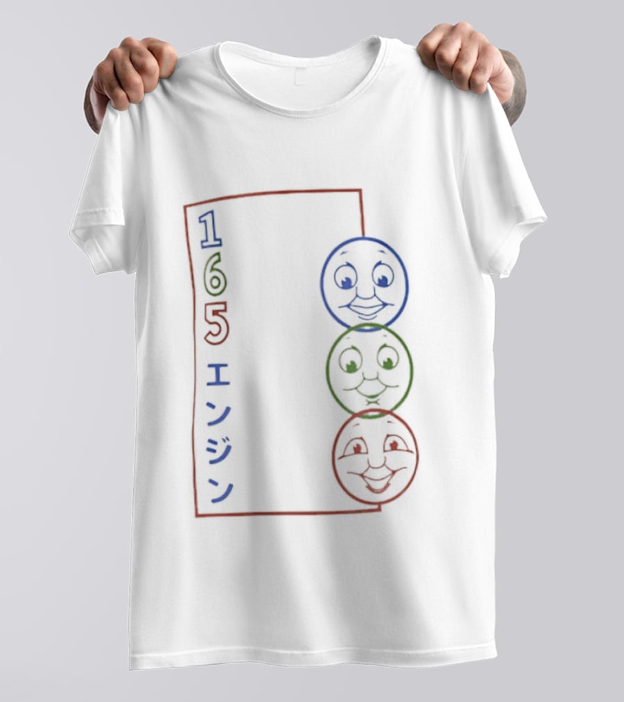 Thomas And Friends 165 Engine Faces Japanese T-Shirt