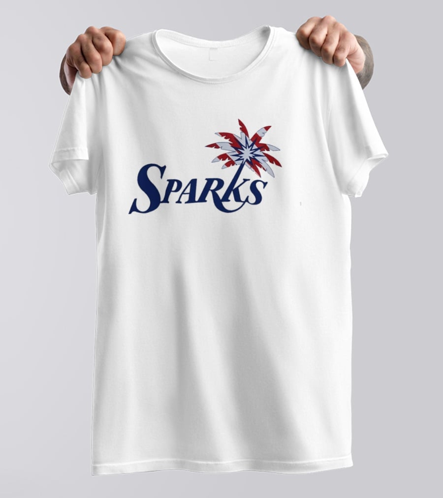 Los Angeles Sparks Stars Stripes Palm Tree Flag T-Shirt