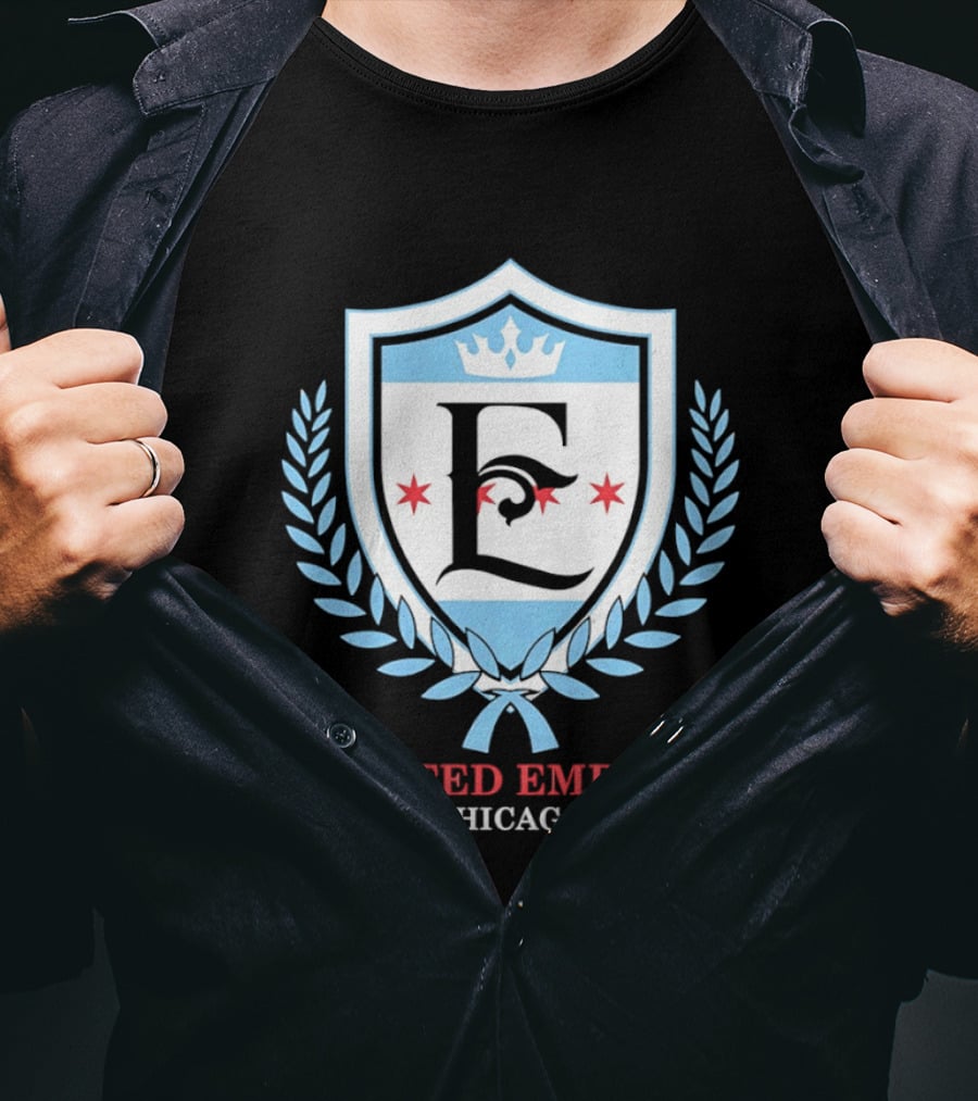 United Empire Chicago E Shield Stars Crown Laurel T-Shirt