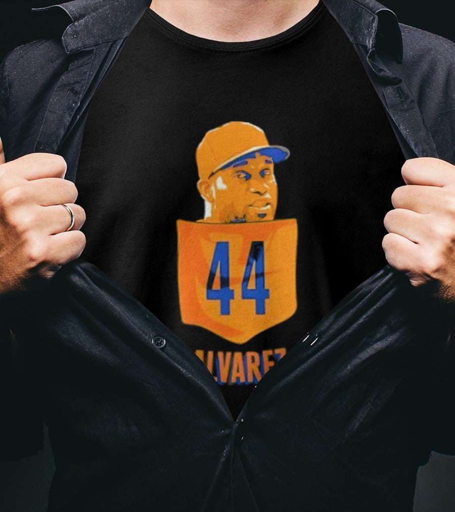 Yordan Alvarez 44 Houston Astros Baseball MLB Pocket Player T-Shirt