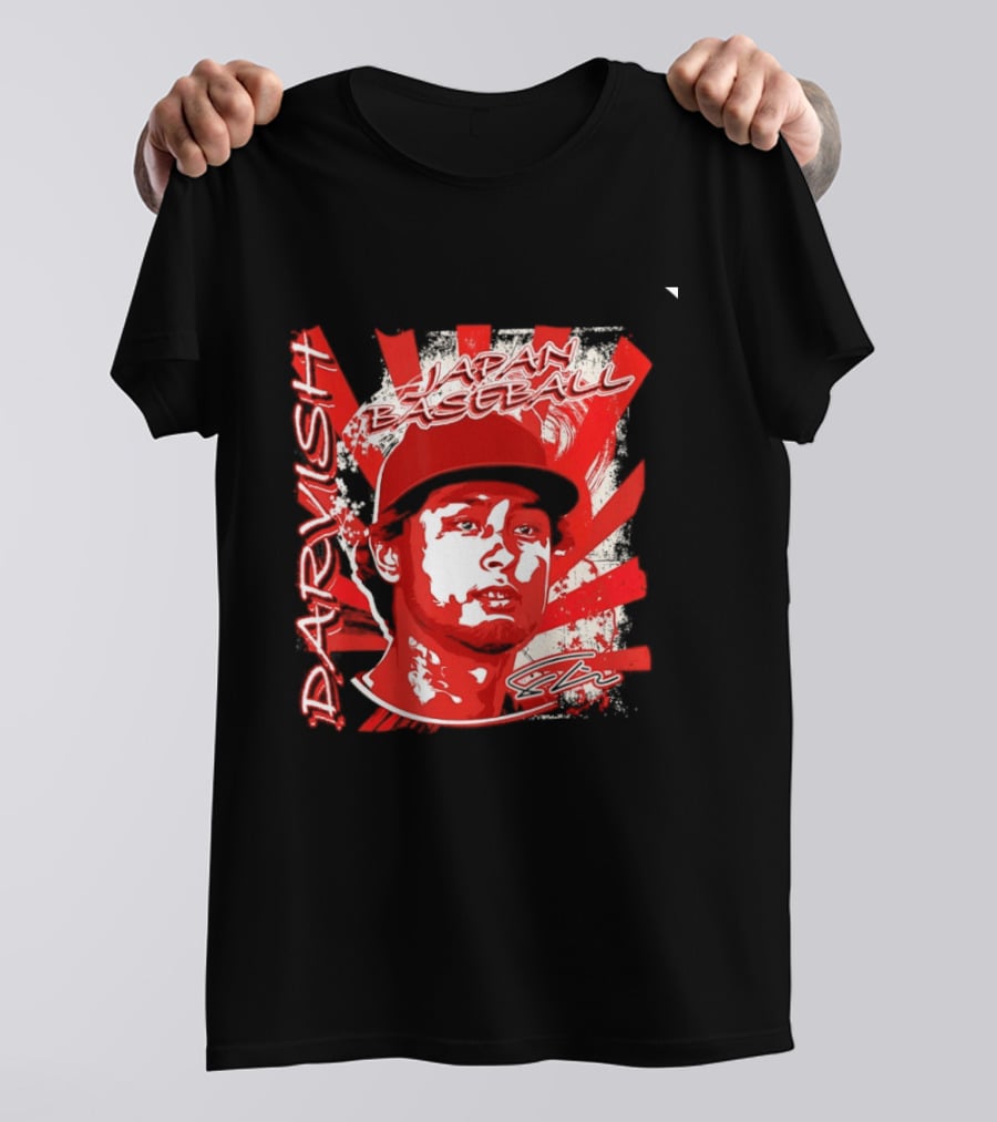 Darvish Japan Baseball MLB International Player Iconic Red T-Shirt