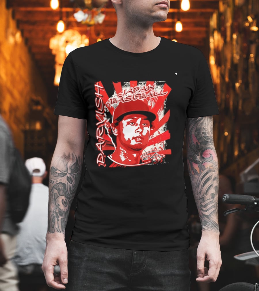 Darvish Japan Baseball MLB International Player Iconic Red T-Shirt