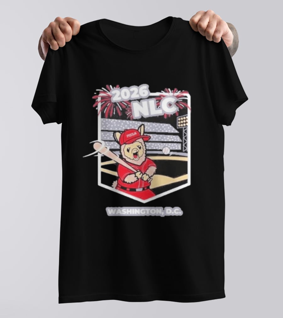 2026 NLC Baseball Llama Stadium Washington DC T-Shirt