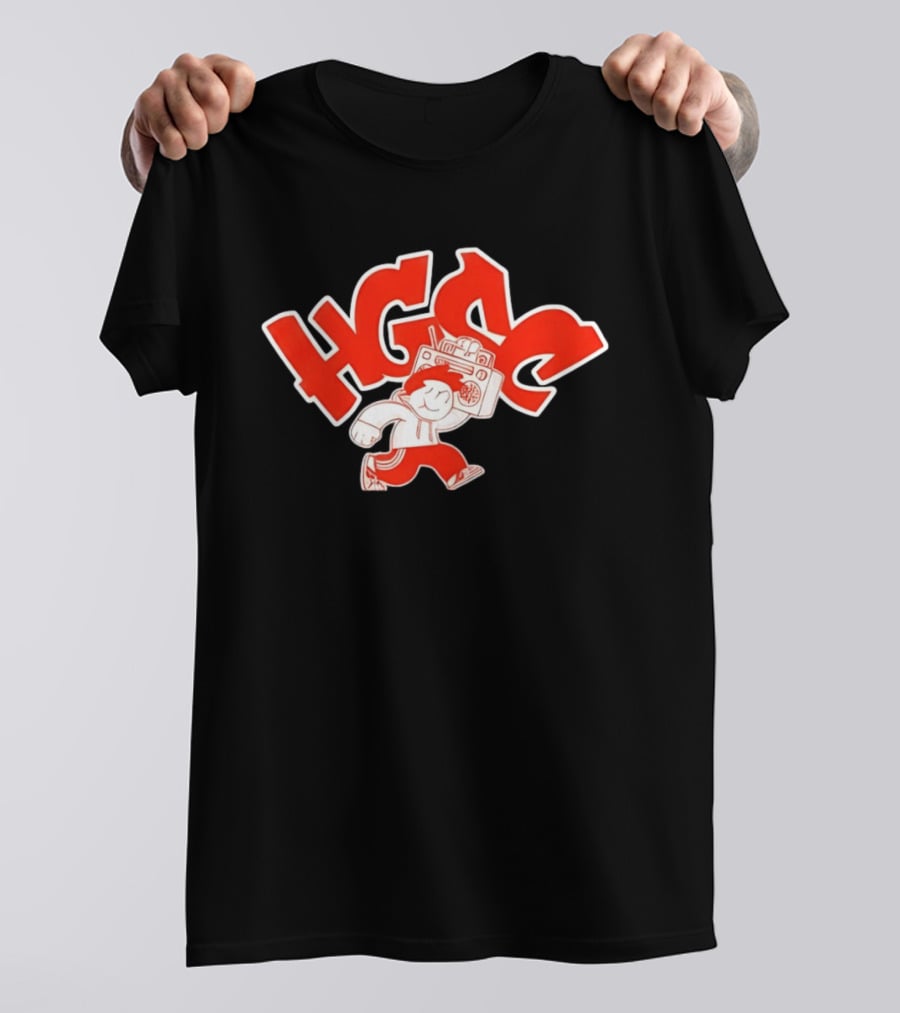 HGSC Hip Hop Boombox Radio 80s Music T-Shirt