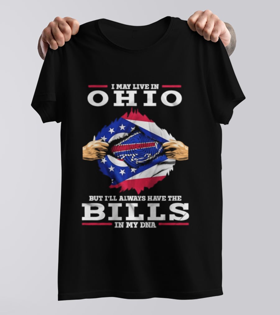 Ohio Pride With Buffalo Bills Spirit In My DNA T-Shirt