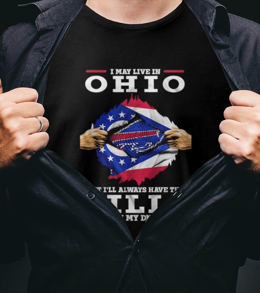 Ohio Pride With Buffalo Bills Spirit In My DNA T-Shirt