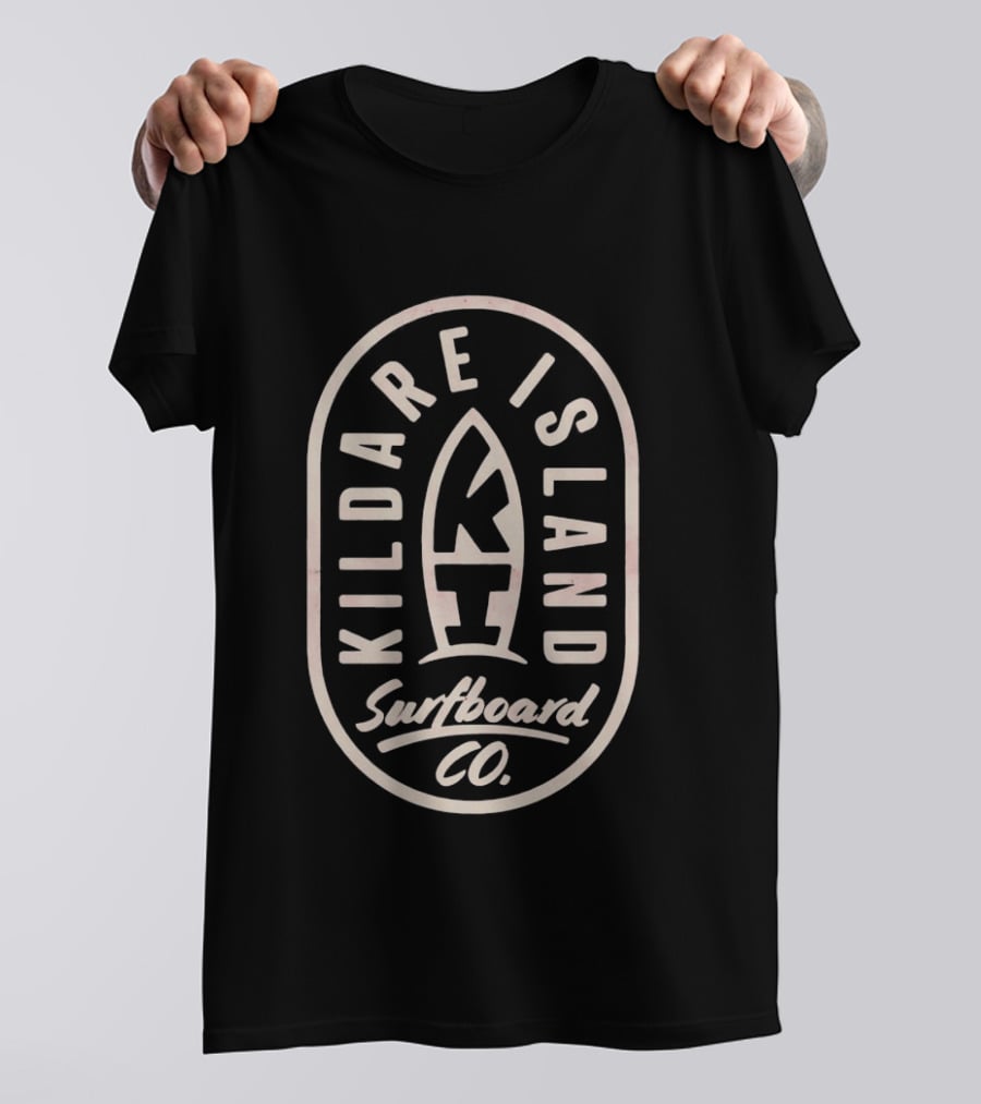 Kildare Island Surfboard Co Classic Vintage Surf T-Shirt