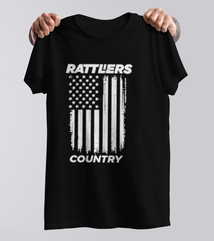 Rattlers Country American Flag T-Shirt