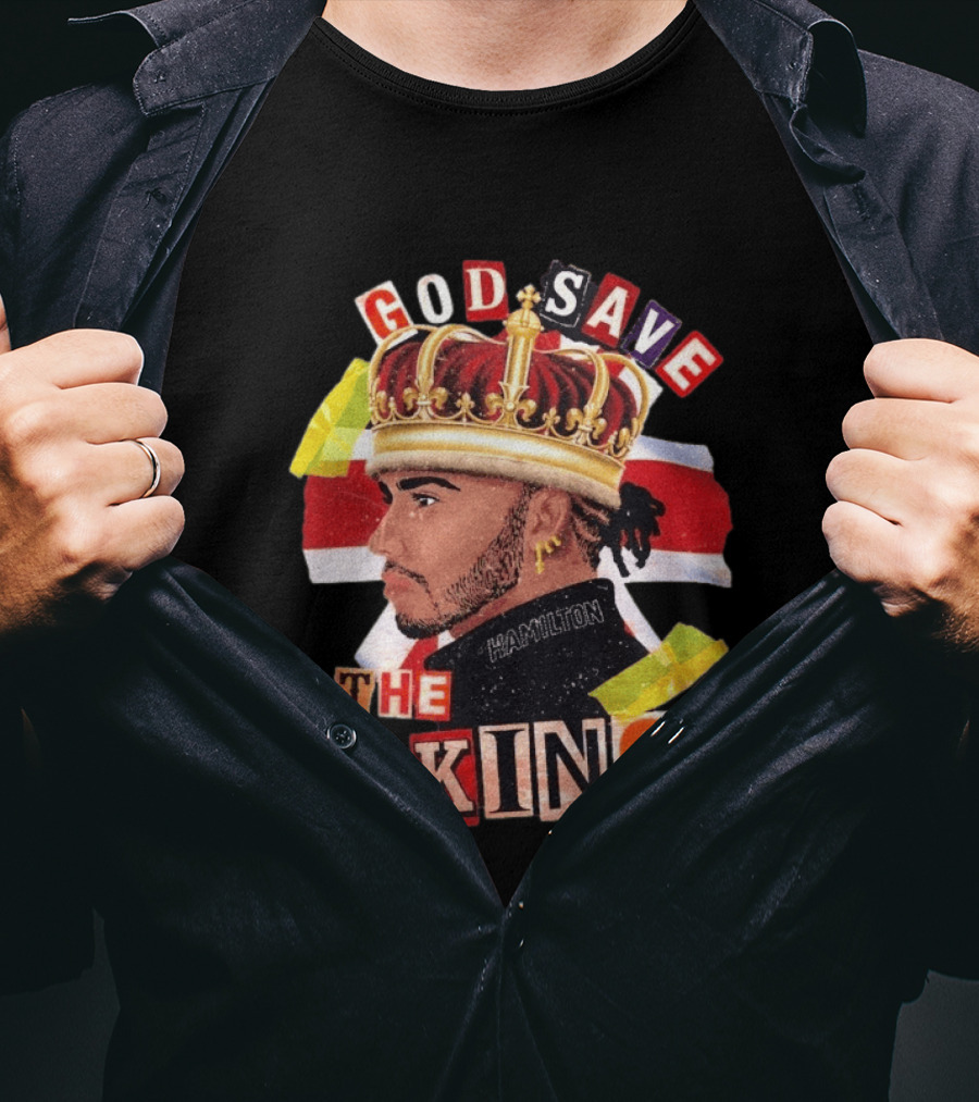 God Save The King Lewis Hamilton Crowned British Champion T-Shirt