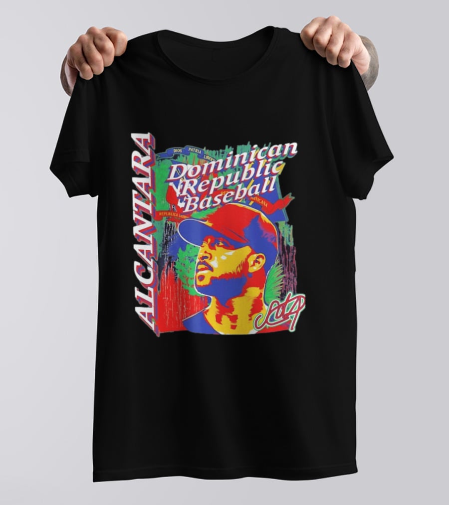 Alcantara Dominican Republic Baseball MLB Sandy T-Shirt